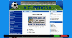 Desktop Screenshot of pedonacalcio.org