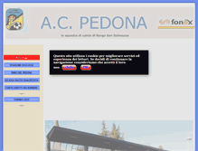 Tablet Screenshot of pedonacalcio.com